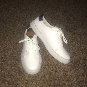 Women’s White Leather Casual Sneakers